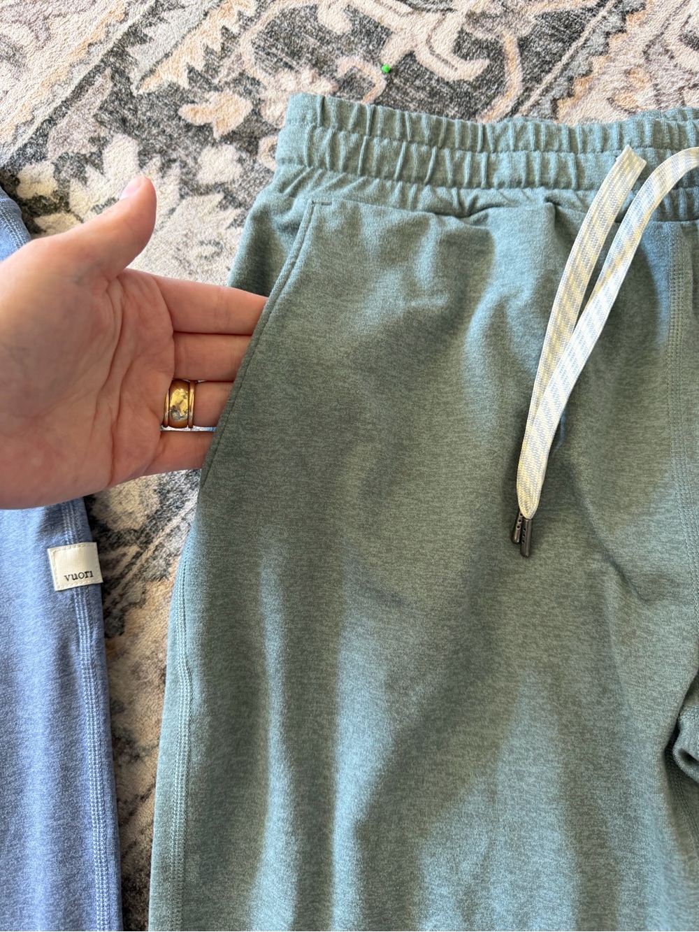 Vuori joggers xs - Blue and Green - Picture 4 of 8